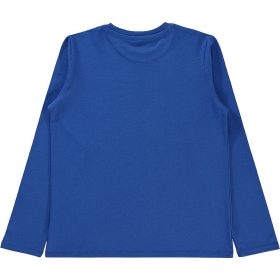 Civil Feliratos kék kamasz felső