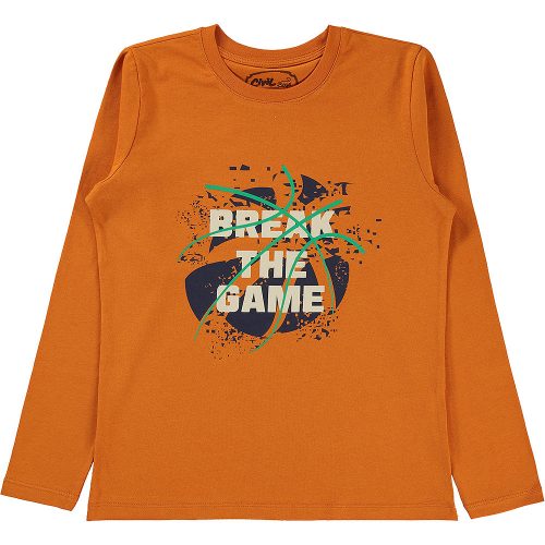 Civil Kosárlabdás narancs kamasz felső