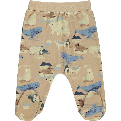 Civil Állatos drapp baba lábfejes nadrág