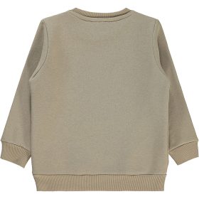   Civil Drapp állatfejes meleg, belül szőrös kisfiú pulóver