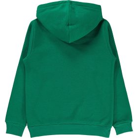 Civil Feliratos zöld kamasz belül bolyhos pulóver