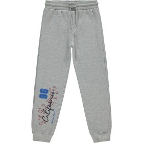   Civil Feliratos szürke kamasz belül bolyhos melegítőnadrág