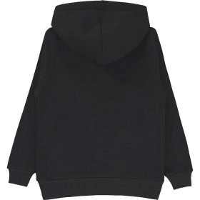 Civil Kapucnis fekete fiú belül bolyhos pulóver