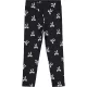 Civil Masnis fekete bordázott lány leggings