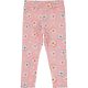 Civil Bordázott virágos rózsaszín kislány leggings