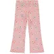 Civil Bordázott virágos rózsaszín kislány leggings