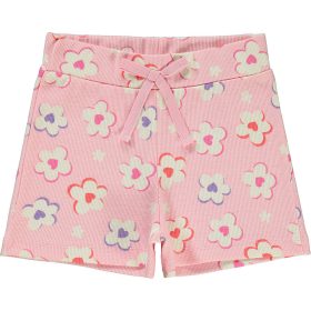 Civil Virágos rózsaszín lány short