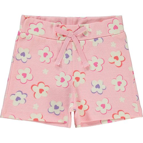 Civil Virágos rózsaszín lány short