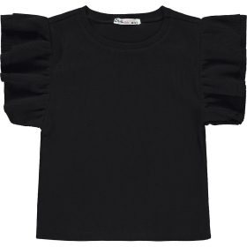 Civil Fodrosujjú fekete lány felső