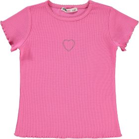 Civil Szivecskés rózsaszín lány felső