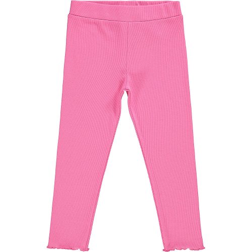 Civil Rózsaszín bordázott lány leggings