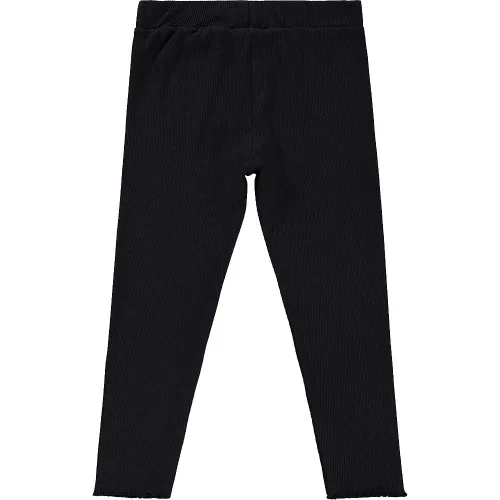 Civil Fekete bordázott lány leggings