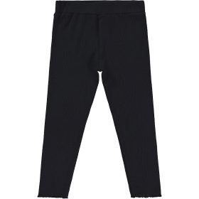 Civil Fekete bordázott tini leggings