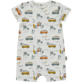 Civil Pálmafás-buszos ekrü baba napozó