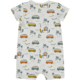 Civil Pálmafás-buszos ekrü baba napozó