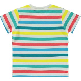 Civil Színescsíkos kisfiú póló