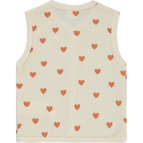 Civil Szíves bézs baba mellény