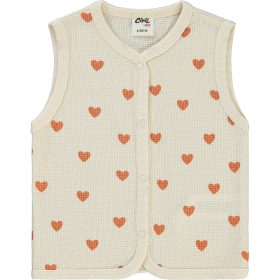 Civil Szíves bézs baba mellény
