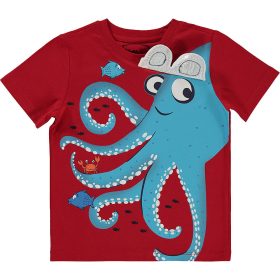 Civil Polipos piros kisfiú póló