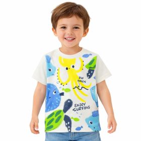 Civil Tengeriállatos ekrü kisfiú póló