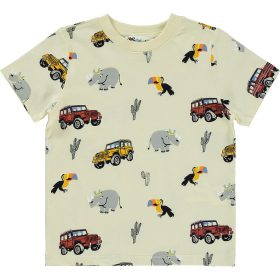 Civil Mintás bézs kisfiú póló