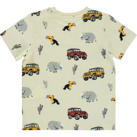 Civil Mintás bézs kisfiú póló