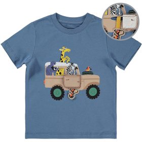 Civil Állatos kék kisfiú póló