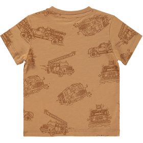 Civil Tűzoltóautós barna kisfiú póló
