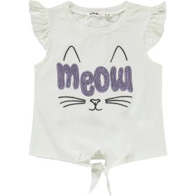 Civil Meow fehér-lila kislány szett