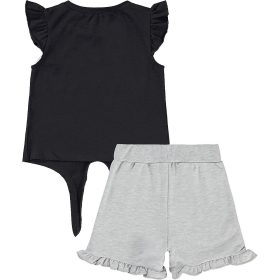 Civil Meow fekete-szürke kislány szett