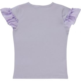 Civil Pillangós lila csillámos kislány póló