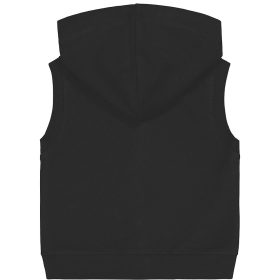 Civil Kapucnis fekete kisfiú mellény