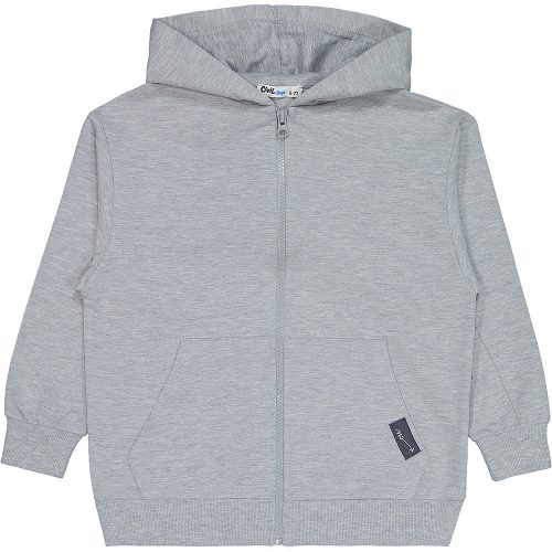 Civil Szürke kapucnis zipzáras melegítőfelső