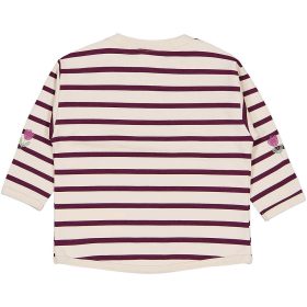 Civil Virágos-padlizsáncsíkos baba felső