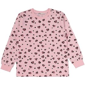 Civil Szíves rózsaszín lány pizsama