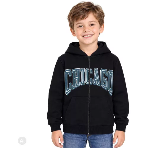 Civil Chicago fekete fiú melegítőfelső