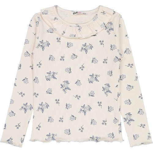 Civil Virágos ekrü lány felső