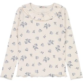 Civil Virágos ekrü lány felső