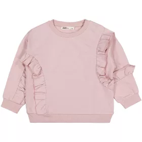 Civil Fodros púderrózsaszín kislány pulóver