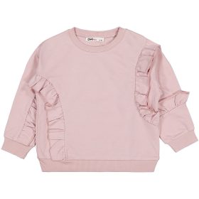 Civil Fodros púderrózsaszín kislány pulóver
