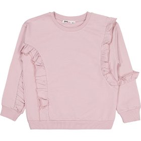Civil Fodros púderrózsaszín lány pulóver