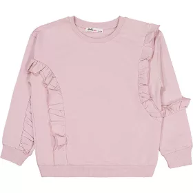 Civil Fodros púderrózsaszín lány pulóver