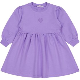 Civil Szíves lila kislány ruha