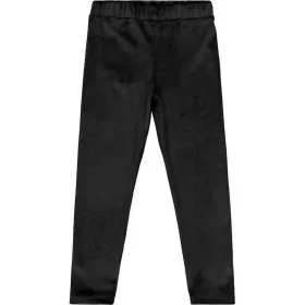 Civil Fekete puha bársony kislány leggings