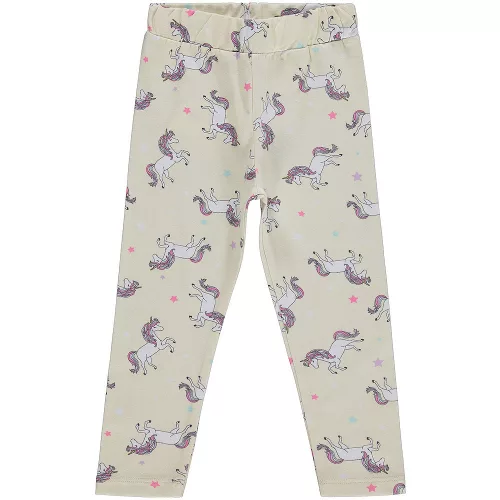 Civil Unikornis bézs kislány leggings