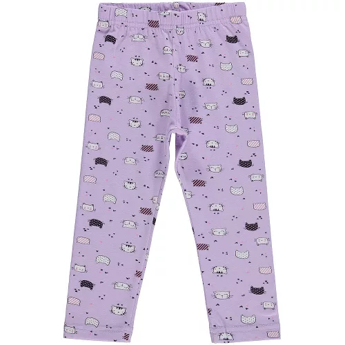 Civil Cicás lila kislány leggings