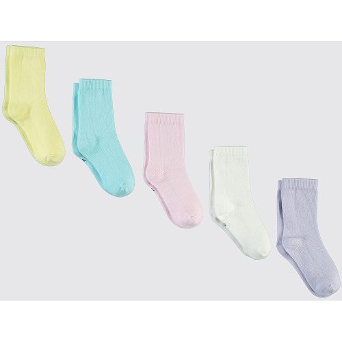 Civil Pasztell kislány zokni szett