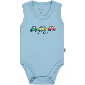Civil Autós kék baba body