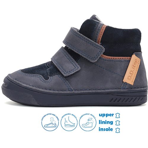 D.D.Step Acélkék-éjkék fiú cipő