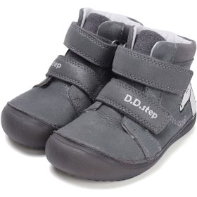   D.D.Step Barefoot Unikornis szürke fluoreszkáló kislány cipő